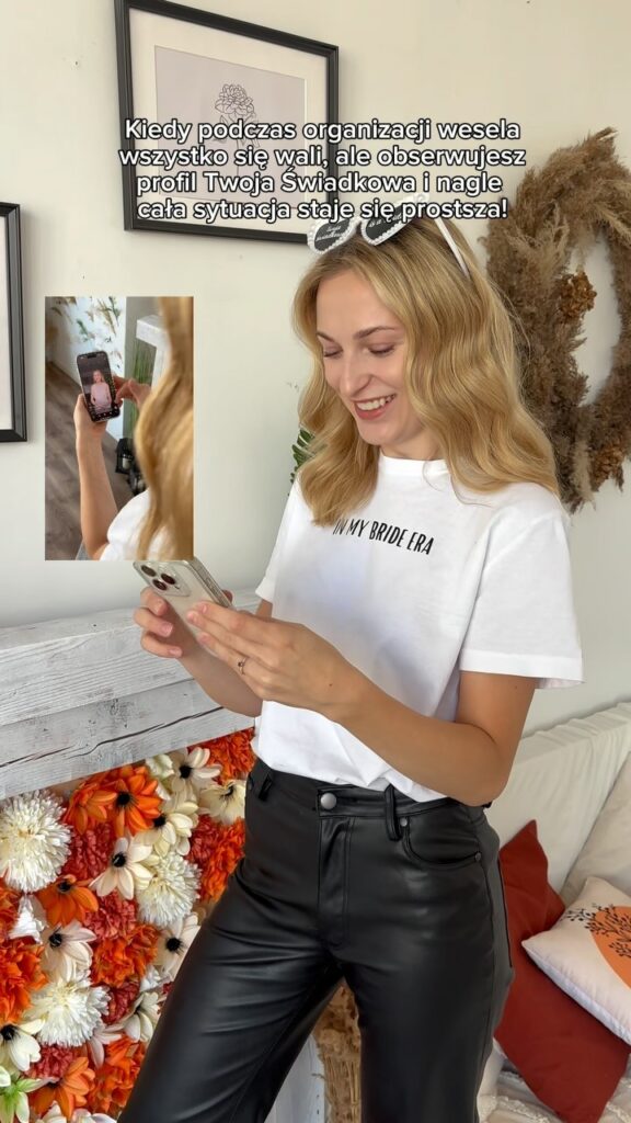 Twoja świadkowa w koszulce In my bride era od Vestis Marta Wołkowycka