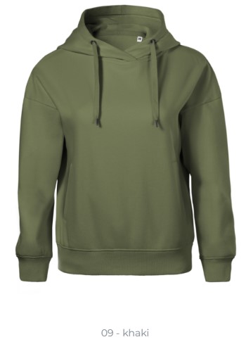 Personalizowana bluza z haftem pupila (bluza oversize) 25 bluza khaki