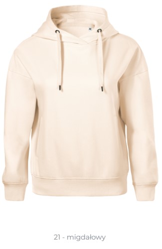 Personalizowana bluza z haftem pupila (bluza oversize) 18 bluza kolor migdałowy
