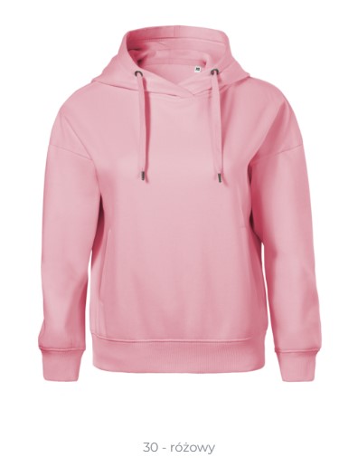Personalizowana bluza z haftem pupila (bluza oversize) 14 bluza kolor różowy