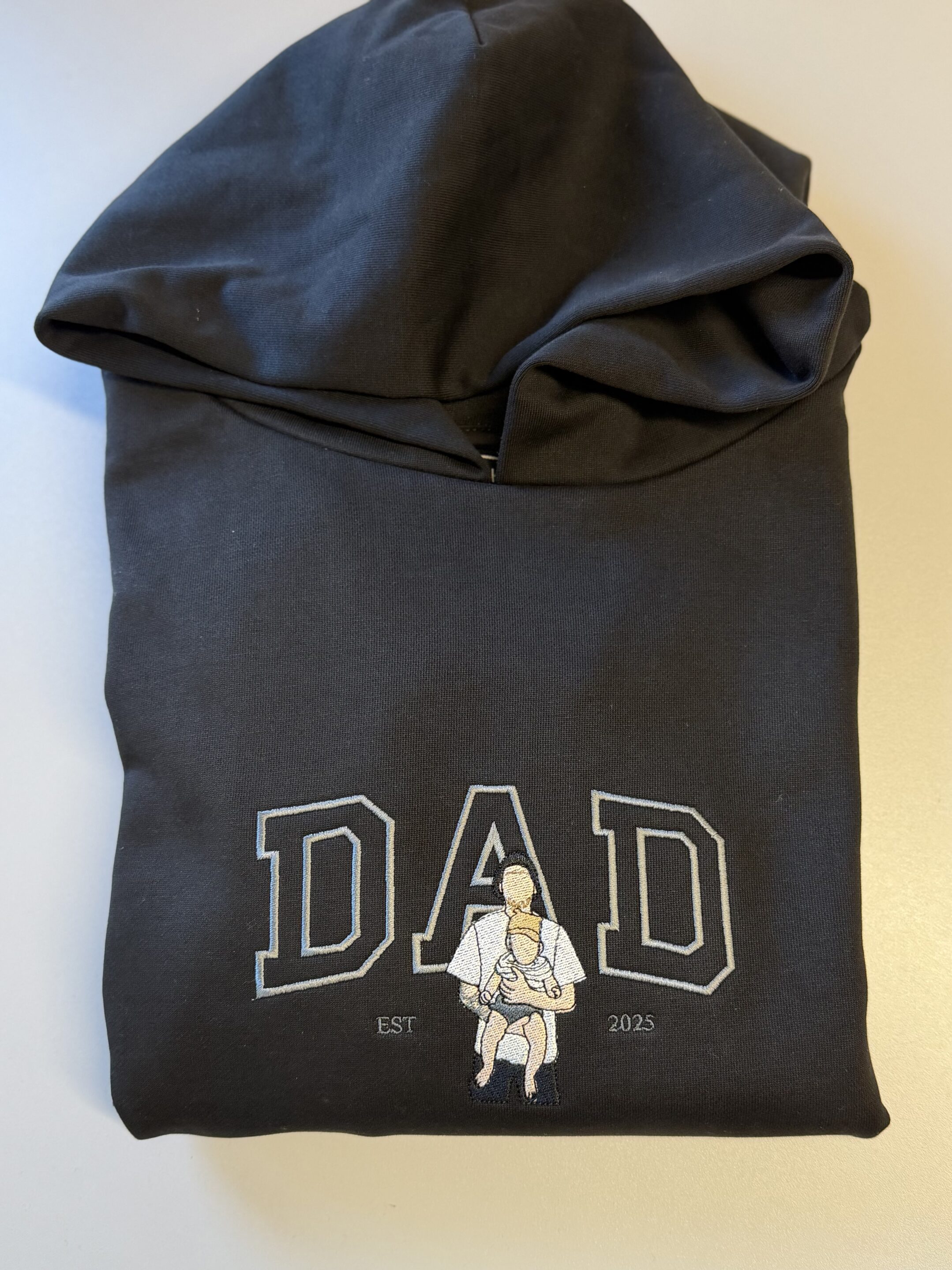Bluza z kapturem męska TATA/ DAD z haftem ze zdjęcia 2 Bluza z haftem ze zdjęcia DAD